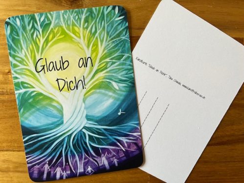 Postkarte "Glaub an Dich" – Bild 2